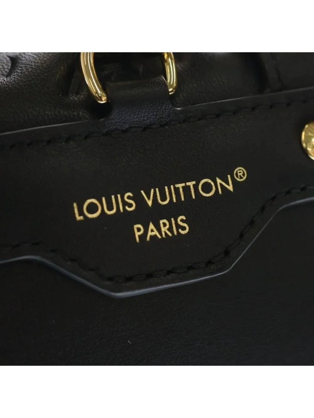 Louis Vuitton Coussan Backpack PM Black Leather Gold